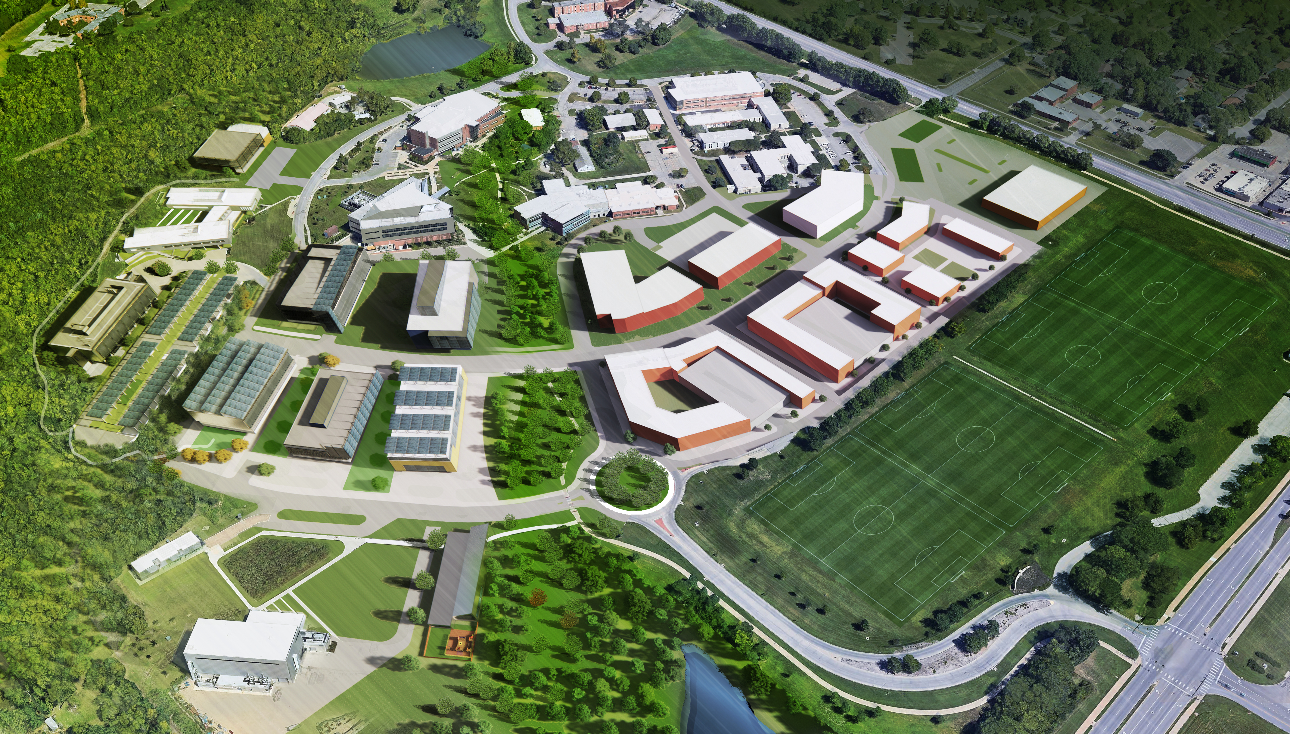 Map of KU Innovation Park in 15 Years