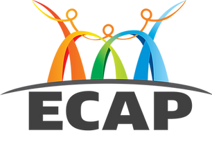 Multi-colored ECAP logo